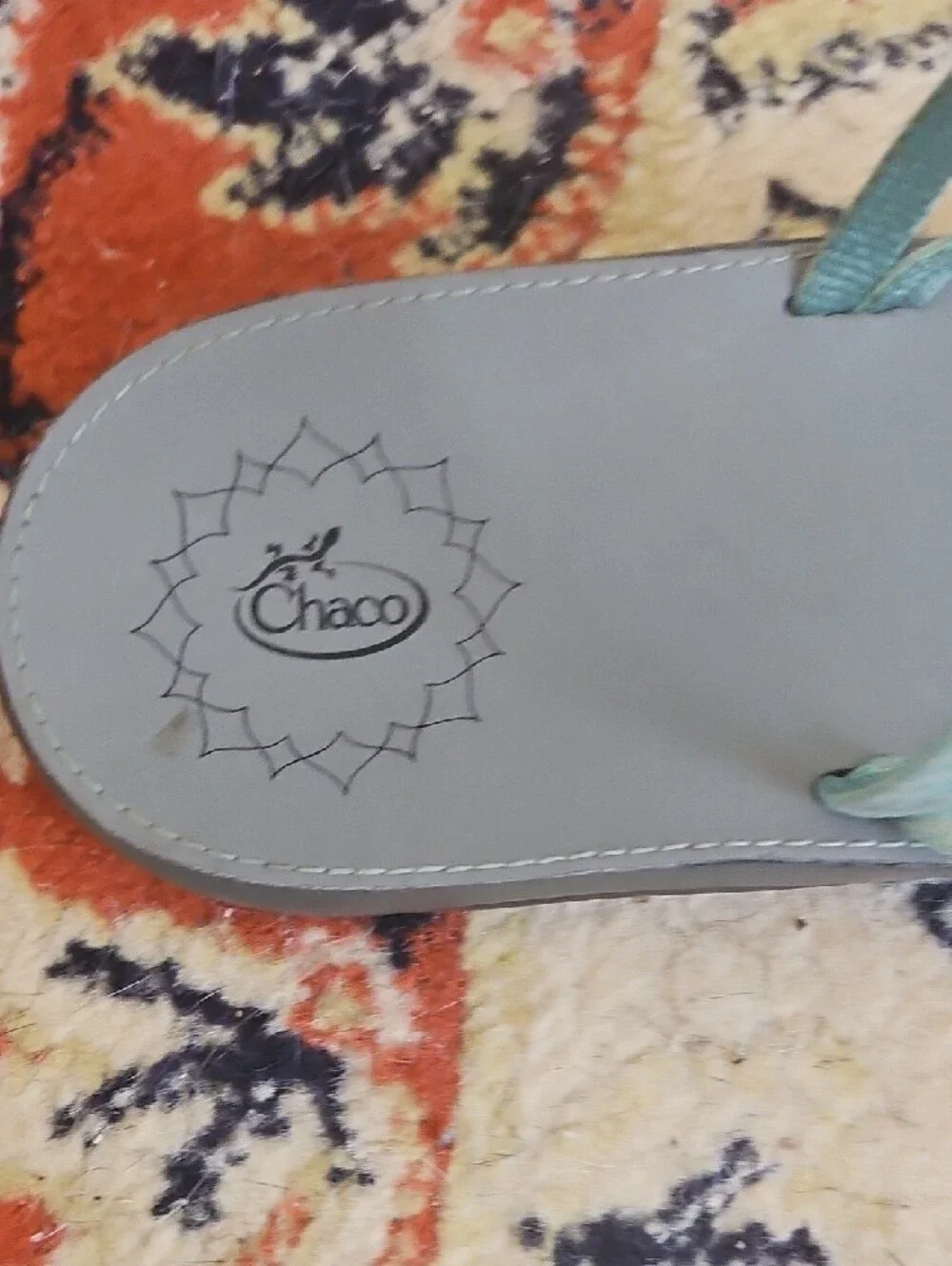 Chaco Women's Light Blue & White Strappy Sandals